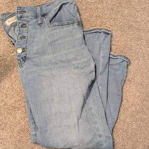 Madewell High Rise Blue Jeans